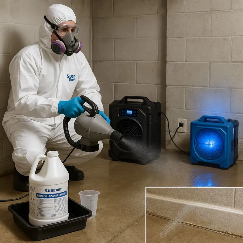 Sanitization and Odor Removal process in Bluffton, IN